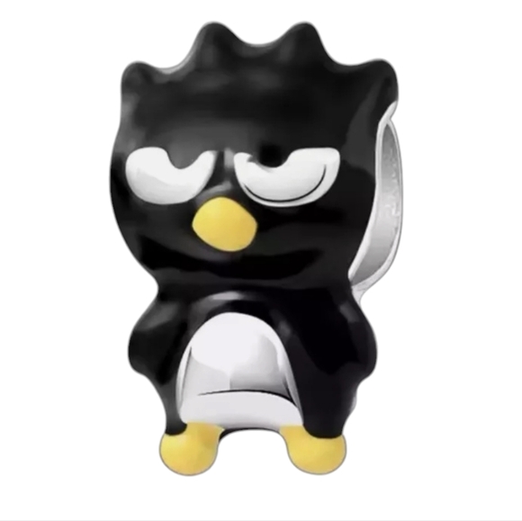 🎆LINX DISCONTINUED Sterling Silver Badtz-Maru Hello Kitty Bracelet Charm - Picture 1 of 8